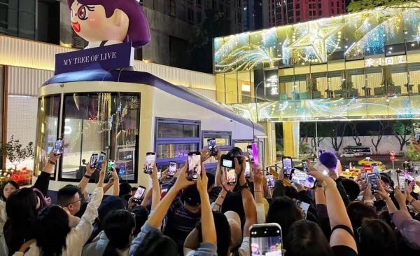 观音桥星光68广场。江北区商务委供图